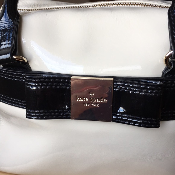 kate spade cream & black bag - Picture 6 of 13